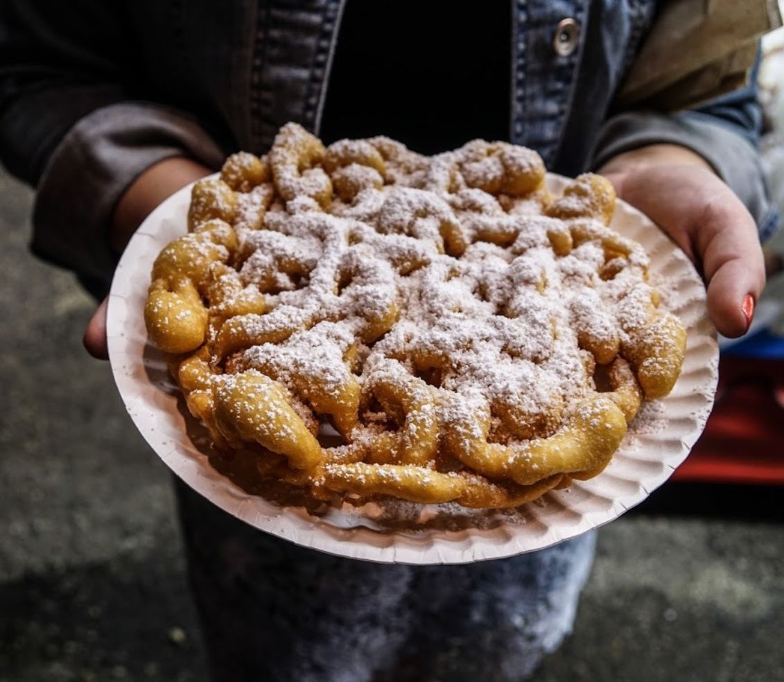 Frontier Days Cheyenne Wyoming funnel cake
