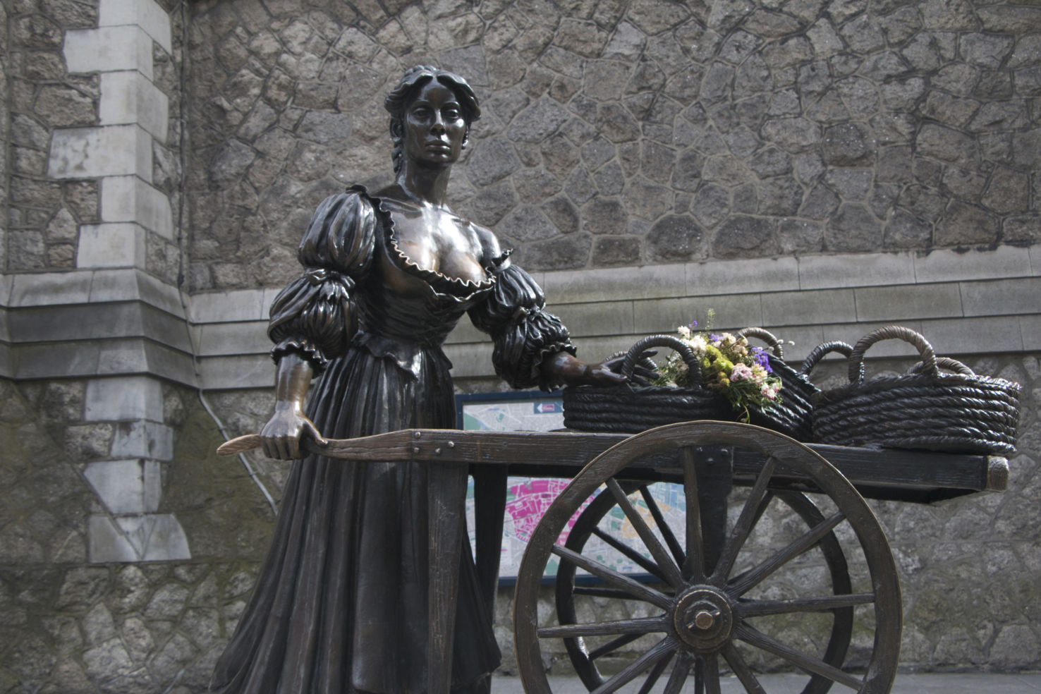 Molly Malone statue, Grafton Street, Dublin, Ireland