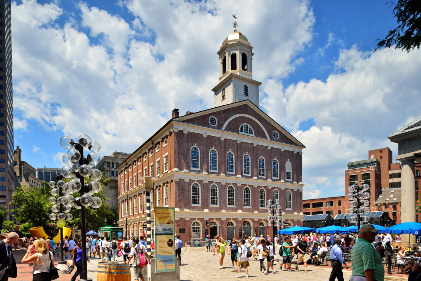 Faneuil Hall in Boston, MA