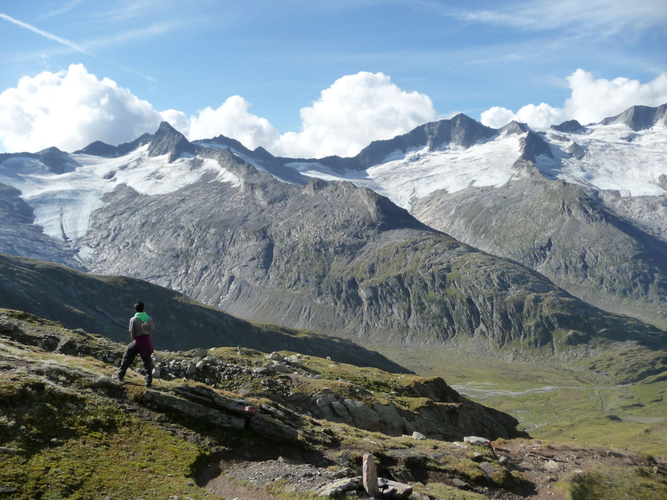 Zillertal Alps in Austria