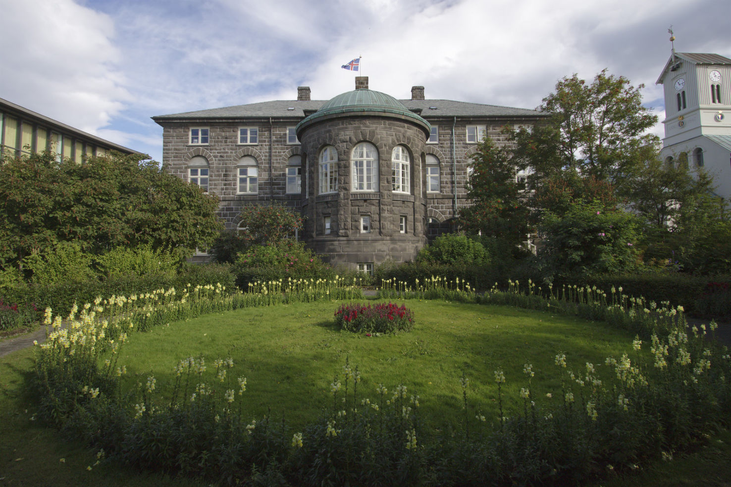 Alþingishúsið (Parliament House) in Reykjavik.