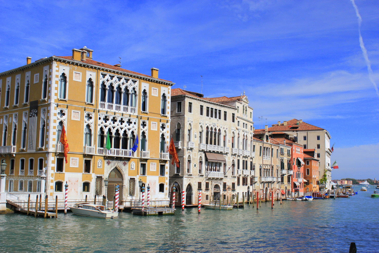 Along the Grand Canal in Venice