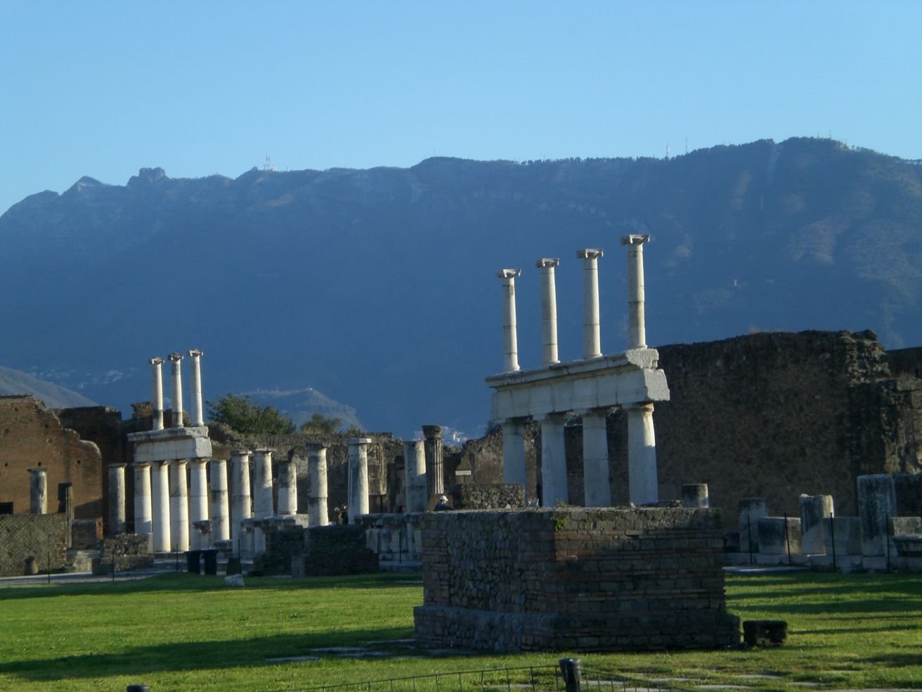 Among the ruins of Pompeii