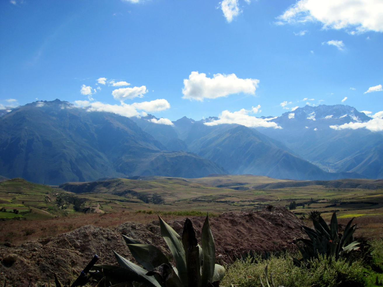 View of Peru's Andes Mountains