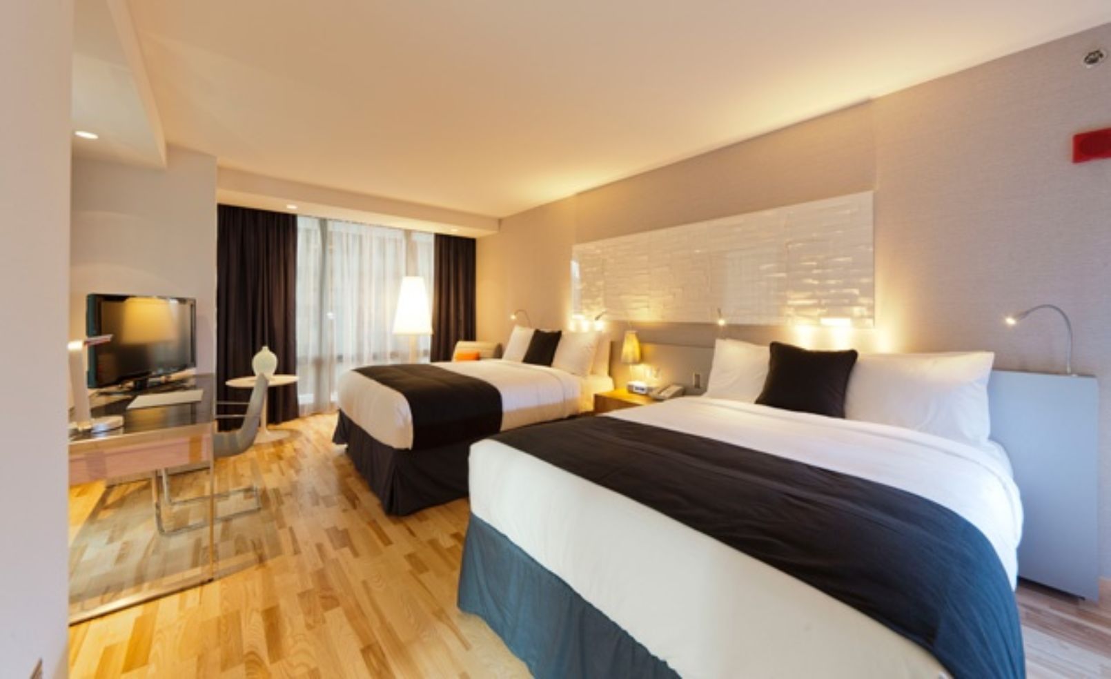 room at the Radisson Blu Aqua Hotel