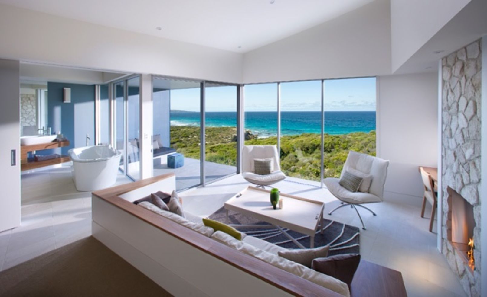 room at the Southern Ocean Lodge
