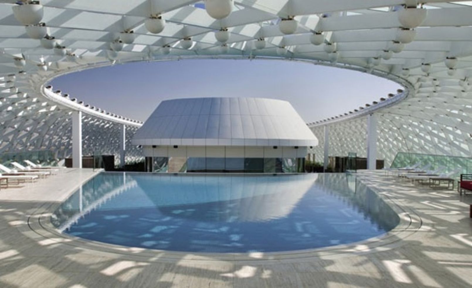 pool at YAS Viceroy Hotel