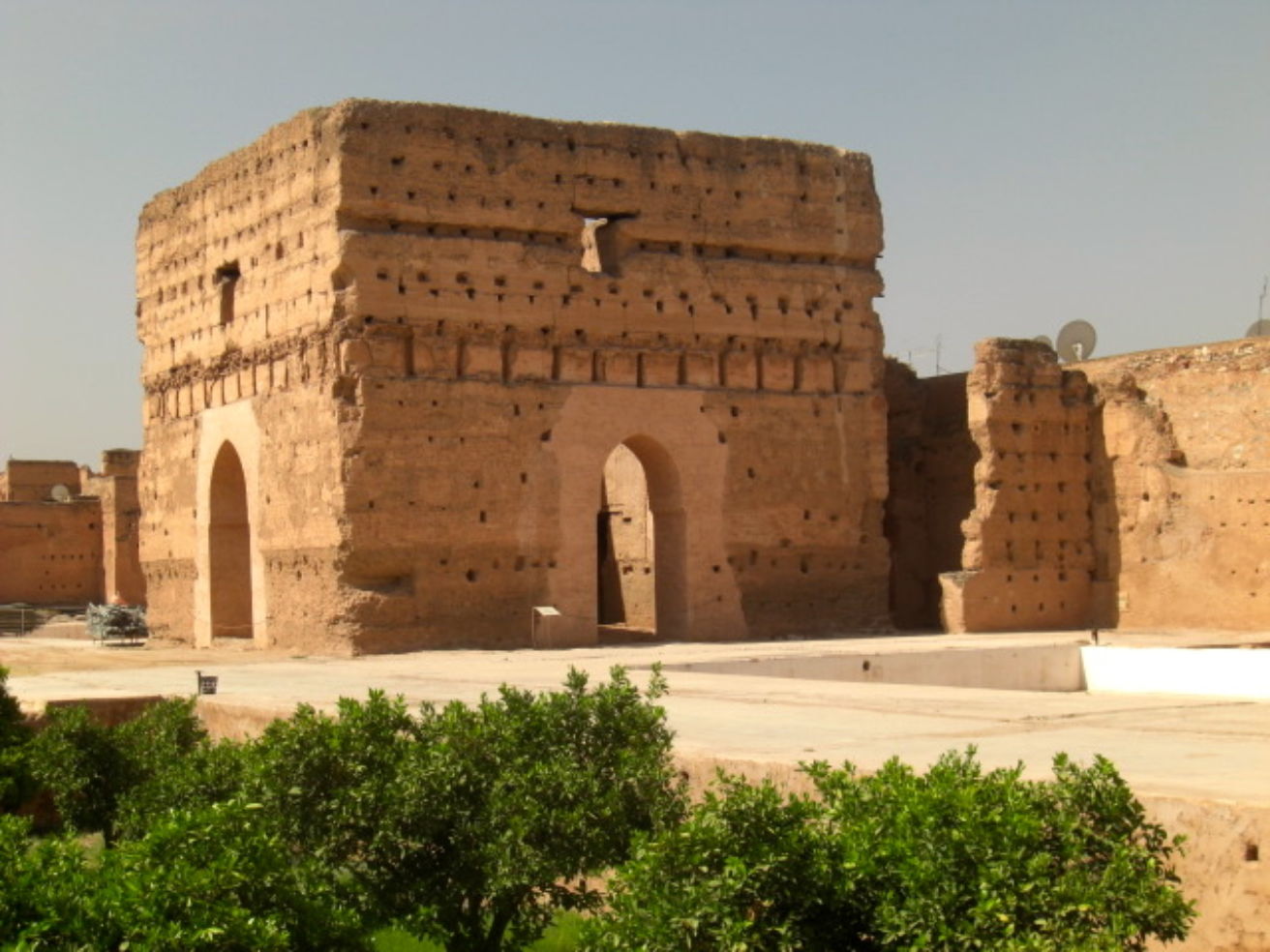 Badia Palace in Marrakech, Morocco