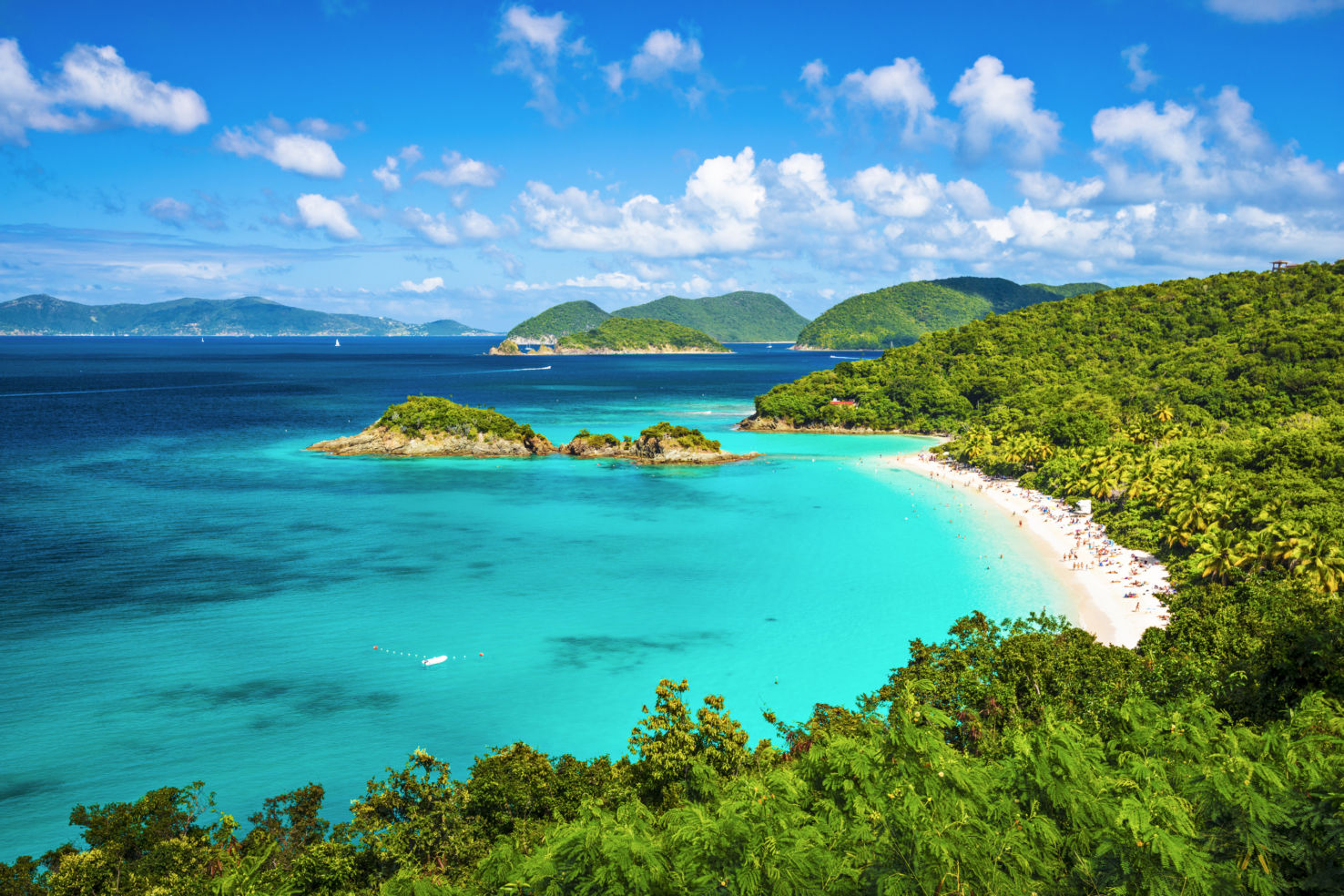 Trunk Bay in St. John, US Virgin Islands