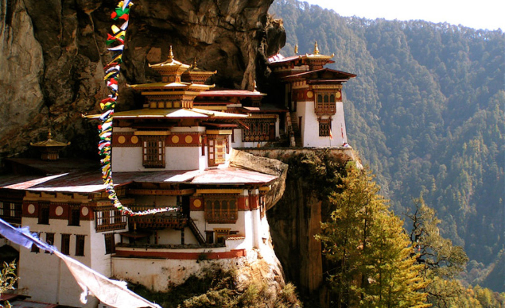 The Tigers Nest in Bhutan