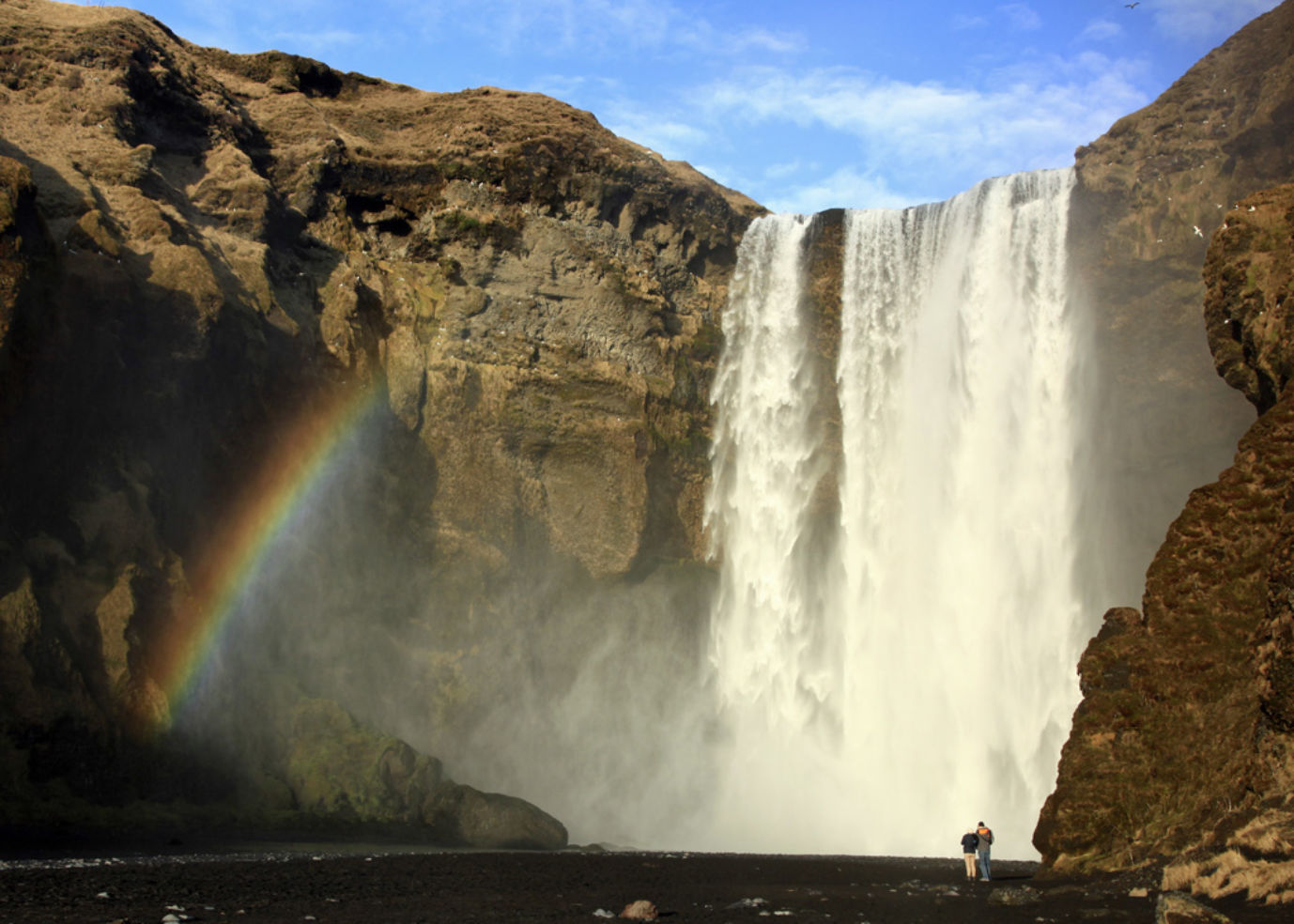 Beautiful waterfalls in Iceland
