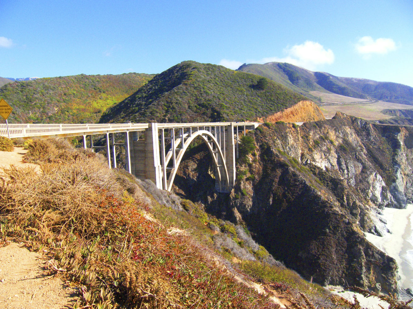Bixby Bridge spanning Rainbow Canyon, Monterey Peninsula
