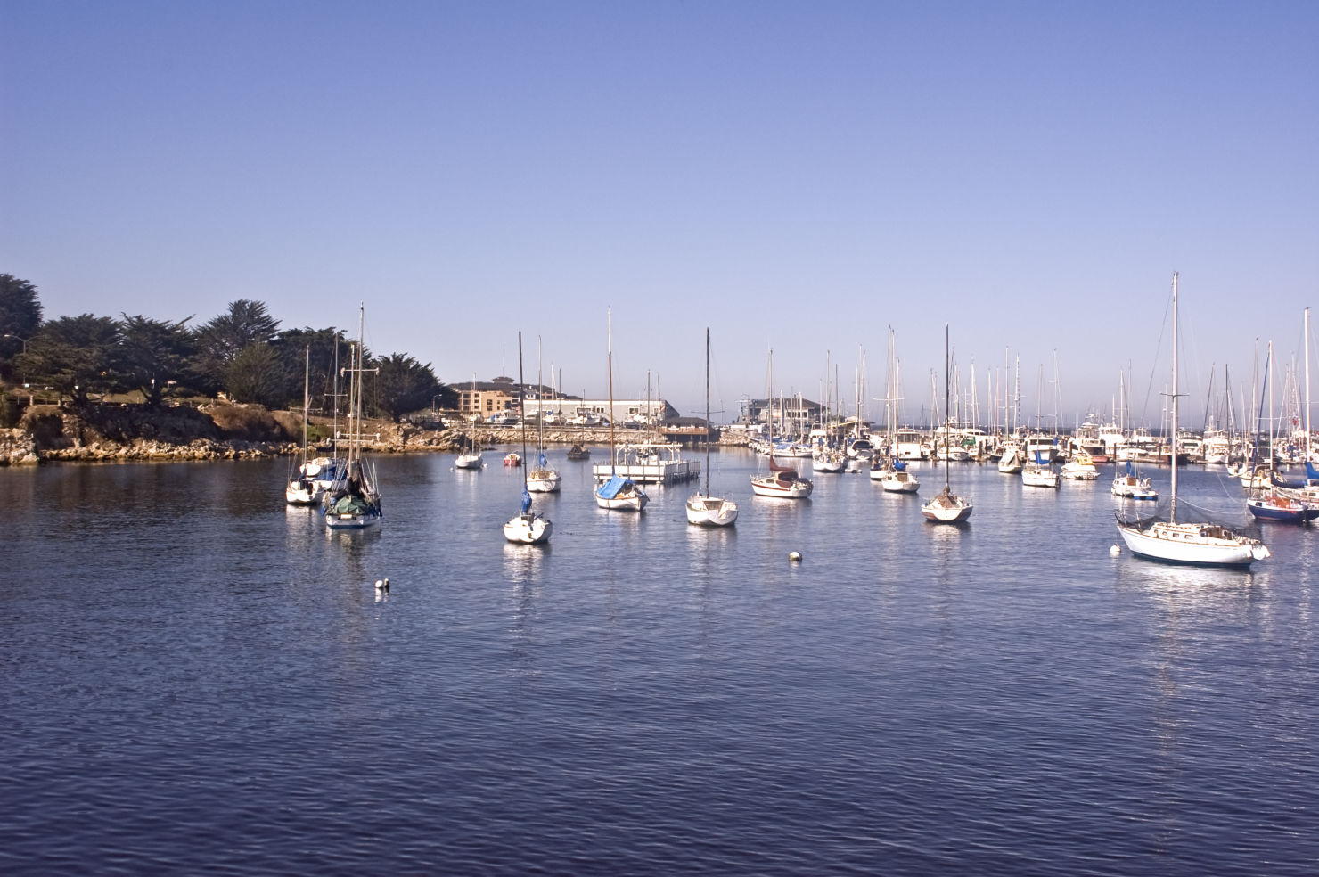 Boats on Monterey Bay