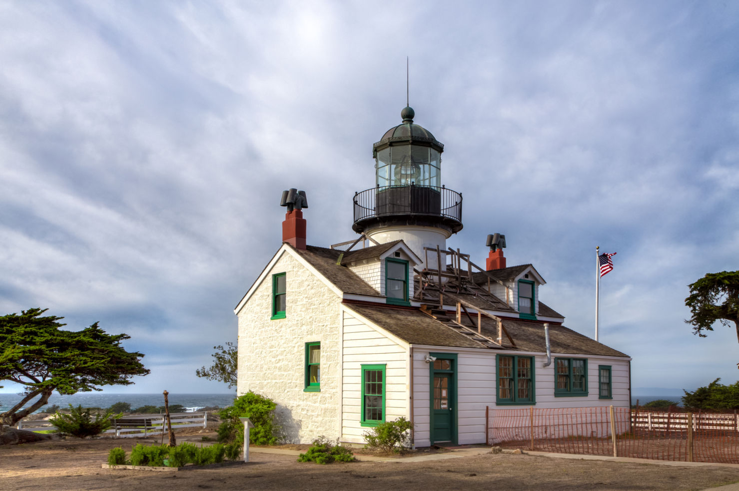 Point Pinos Lighthouse at Monterey Bay, California