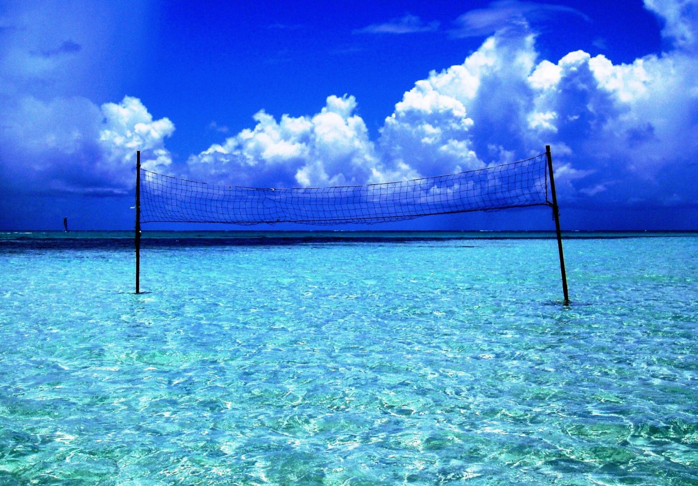Blue waters off Grand Cayman island.