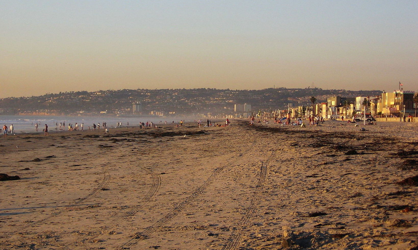 The beach in San Diego, California