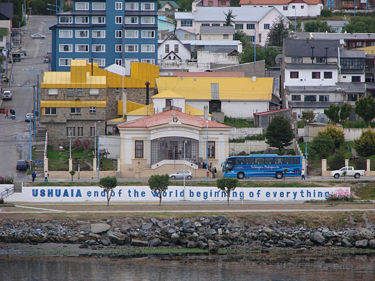 Bottom of the world sign