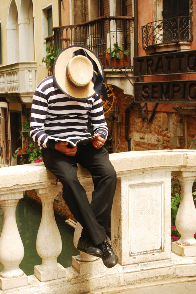 Break time in Venice, Italy