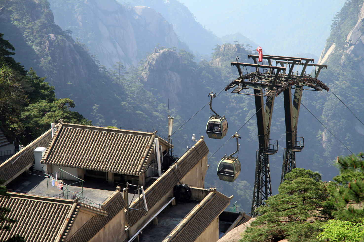 Cable Car Yellow Mountains
