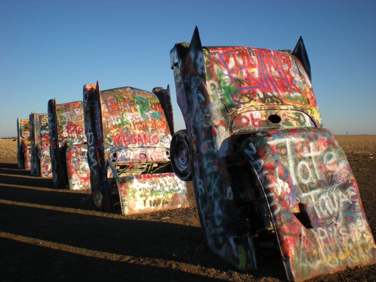 Cadillac Ranch in Amarillo Texas