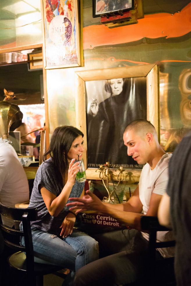 A favorite watering hole for Detroit politicians in the 1980s, D’Mongo’s closed in the ’90s when the neighborhood became dangerous. Young hipsters pressed owner Larry Mongo to reopen, and in 2008, he did.