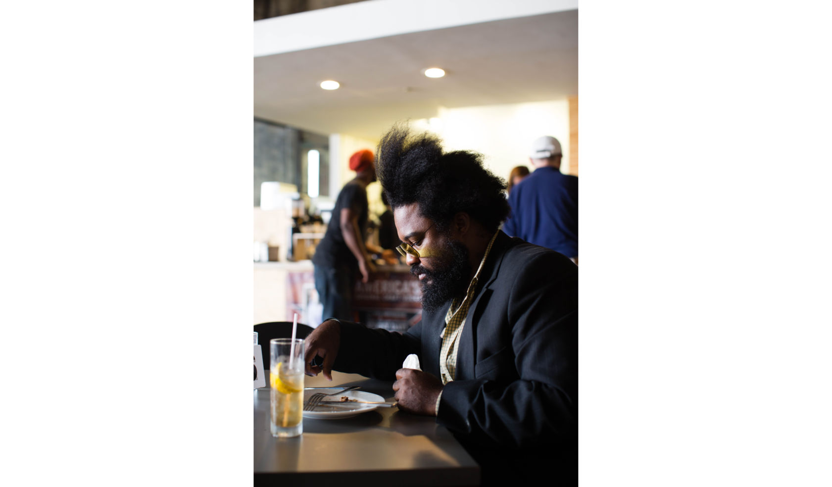 Live DJs and a full food and drink menu are part of the brand-new museum café’s modern vibe.