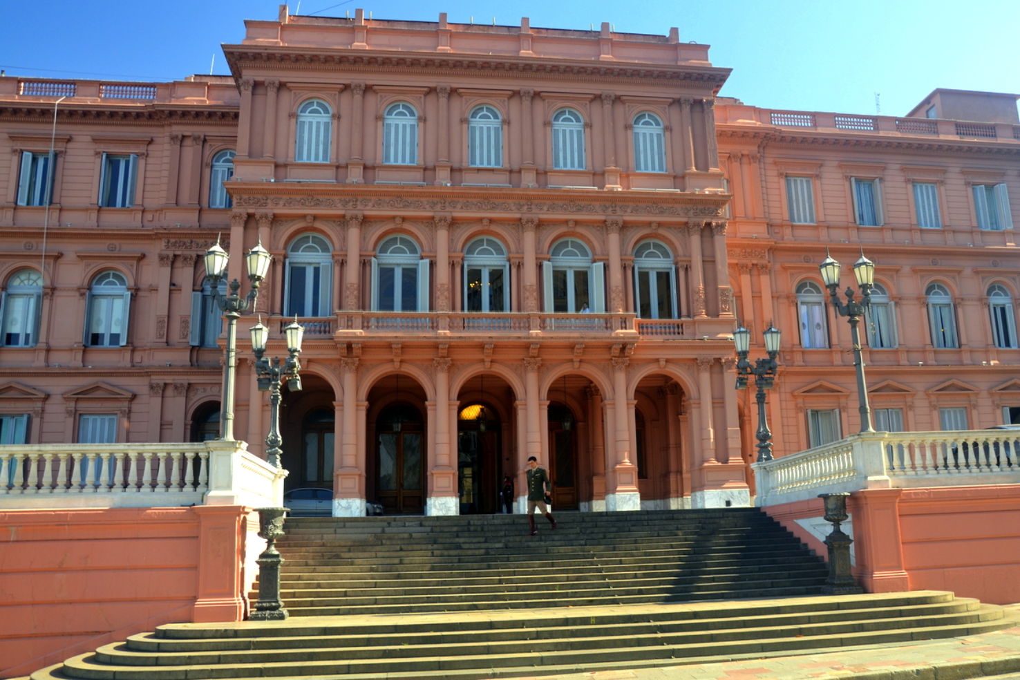 The Casa Rosada government building in Buenos Aires, Argentina