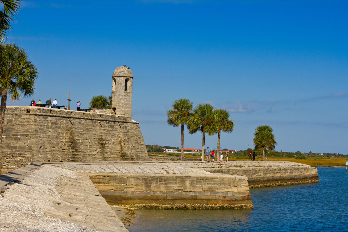 Castillo de San Marcos in St. Augustine, Florida