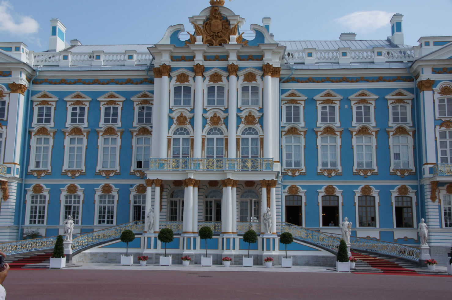 Catherine the Great's Palace in St. Petersburg, Russia