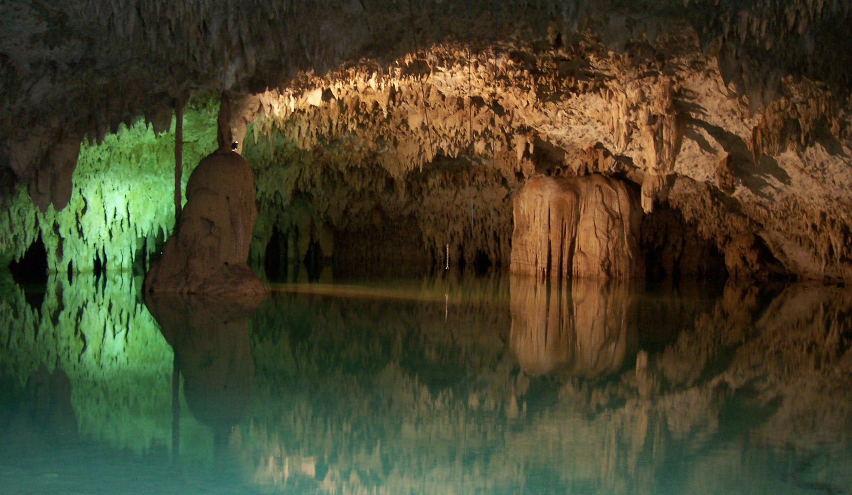Cenotes caves in Mexico