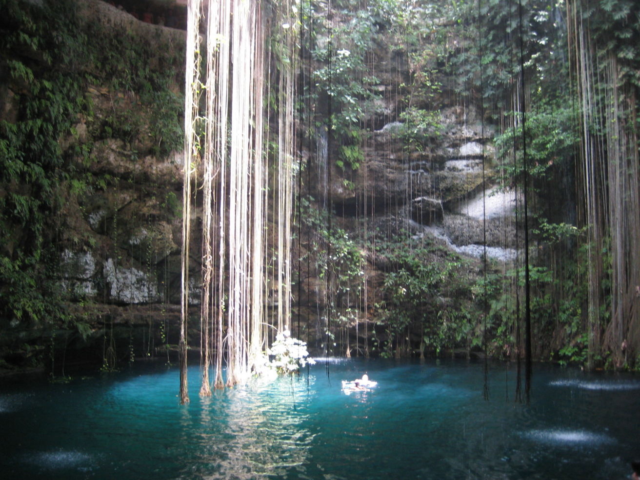 Cenotes caves in Mexico