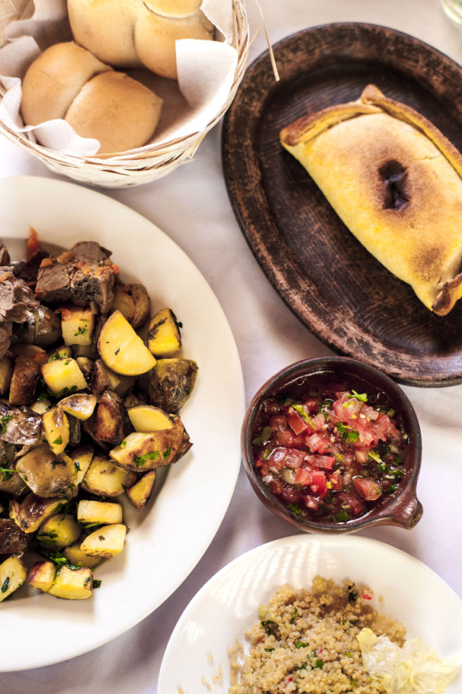 Lunch of Andean speacialties at Las Delicias de Carmen