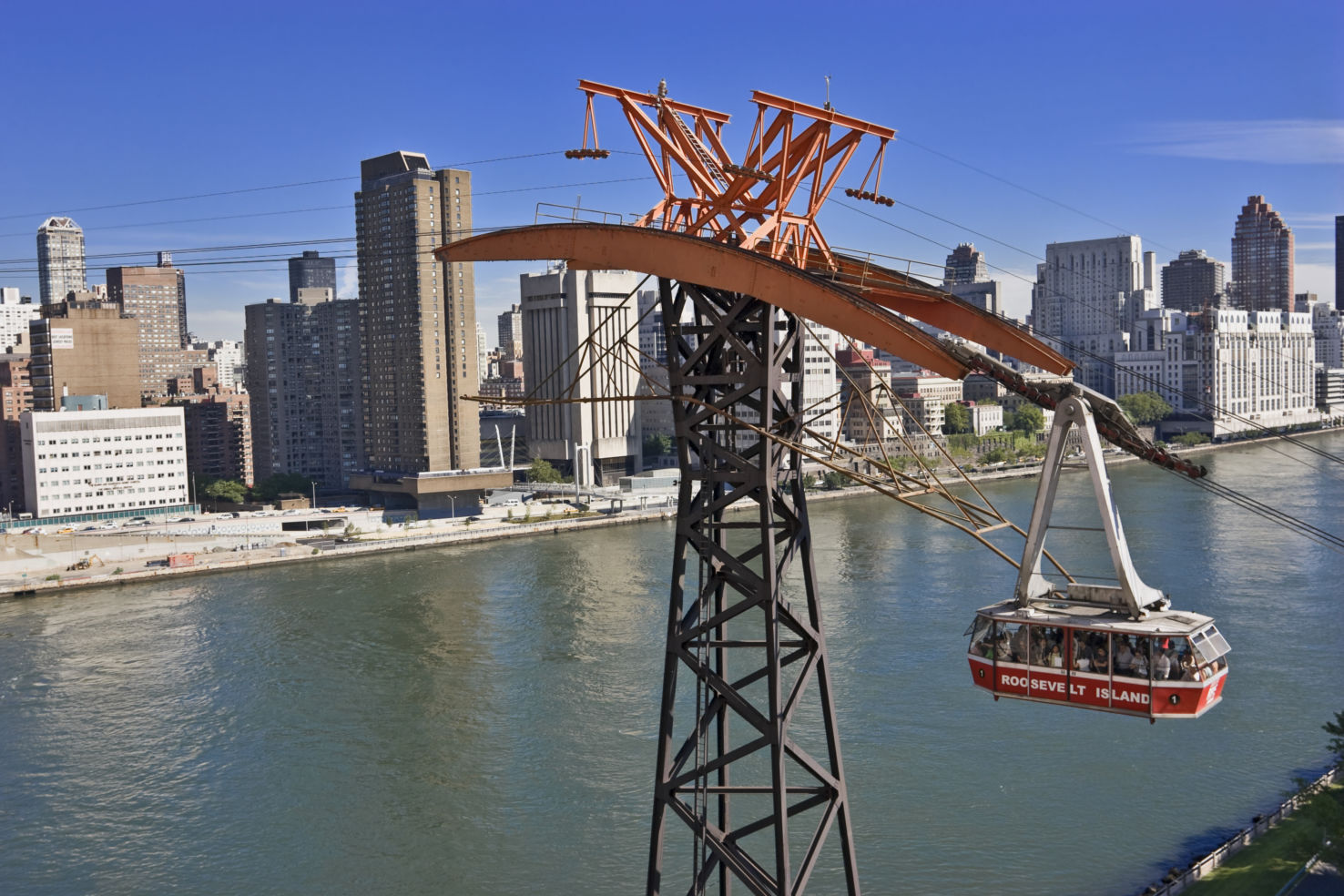 City view from the Roosevelt Island Tram