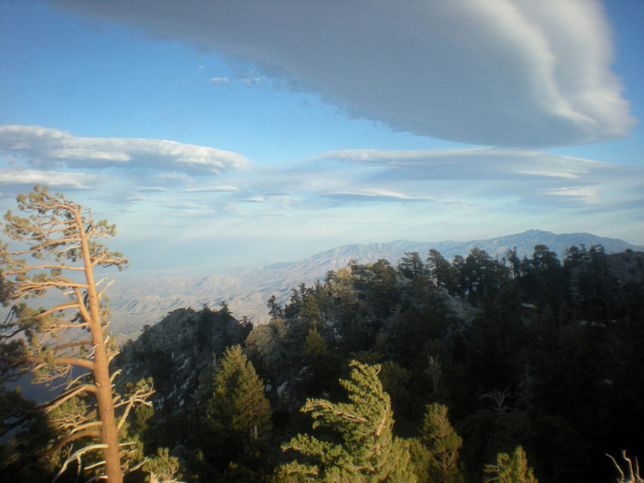 Clouds from the Palm Springs Aerial Tram