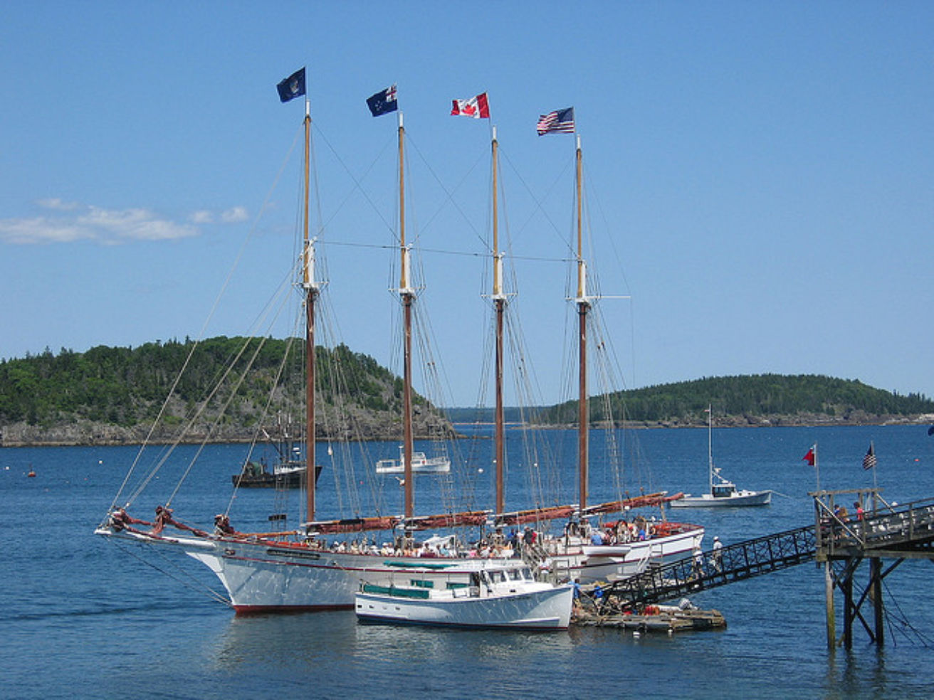 Sailing in Bar Harbor, Maine