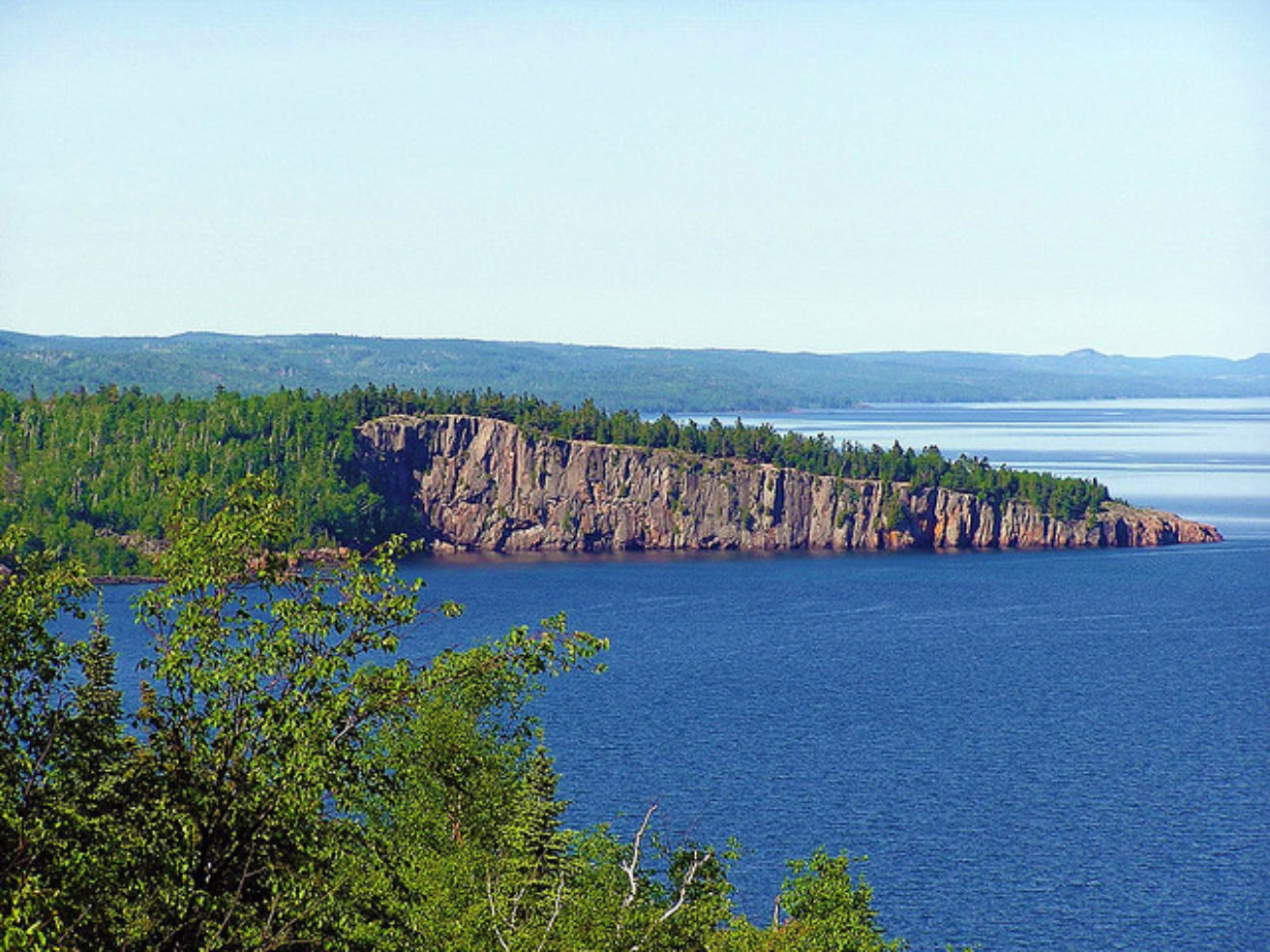 Shovel Point on the northern shore of Lake Superior in Tettegouche State Park, Minnesota