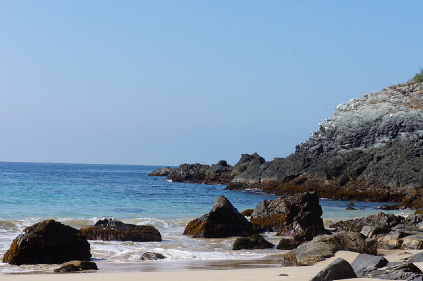 The beach in Zihuatanejo, Mexico