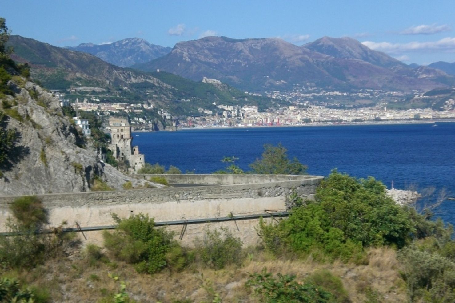 White knuckle drive along the Amalfi coast