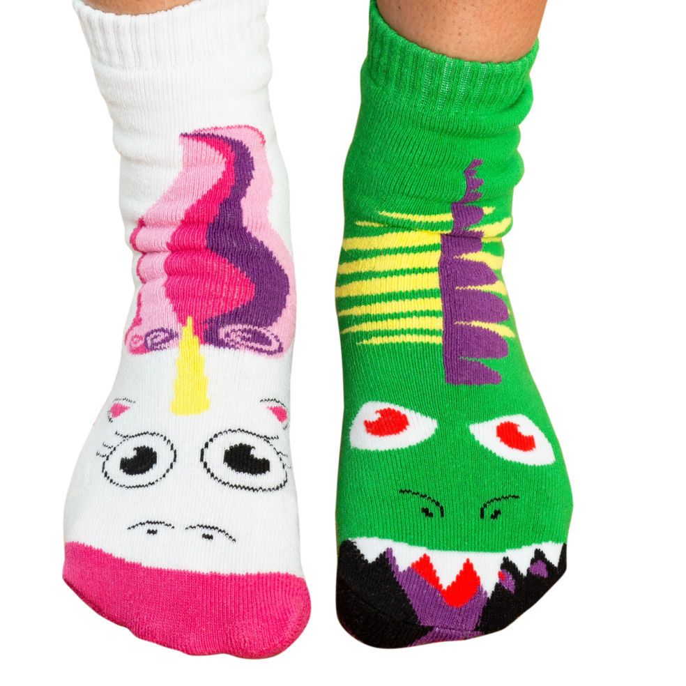 Dragons Vs. Unicorn Socks