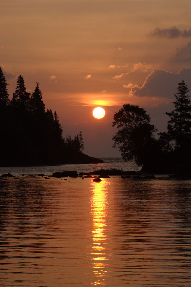 Sunrise, Chippewa Harbor, Isle Royale National Park, Michigan