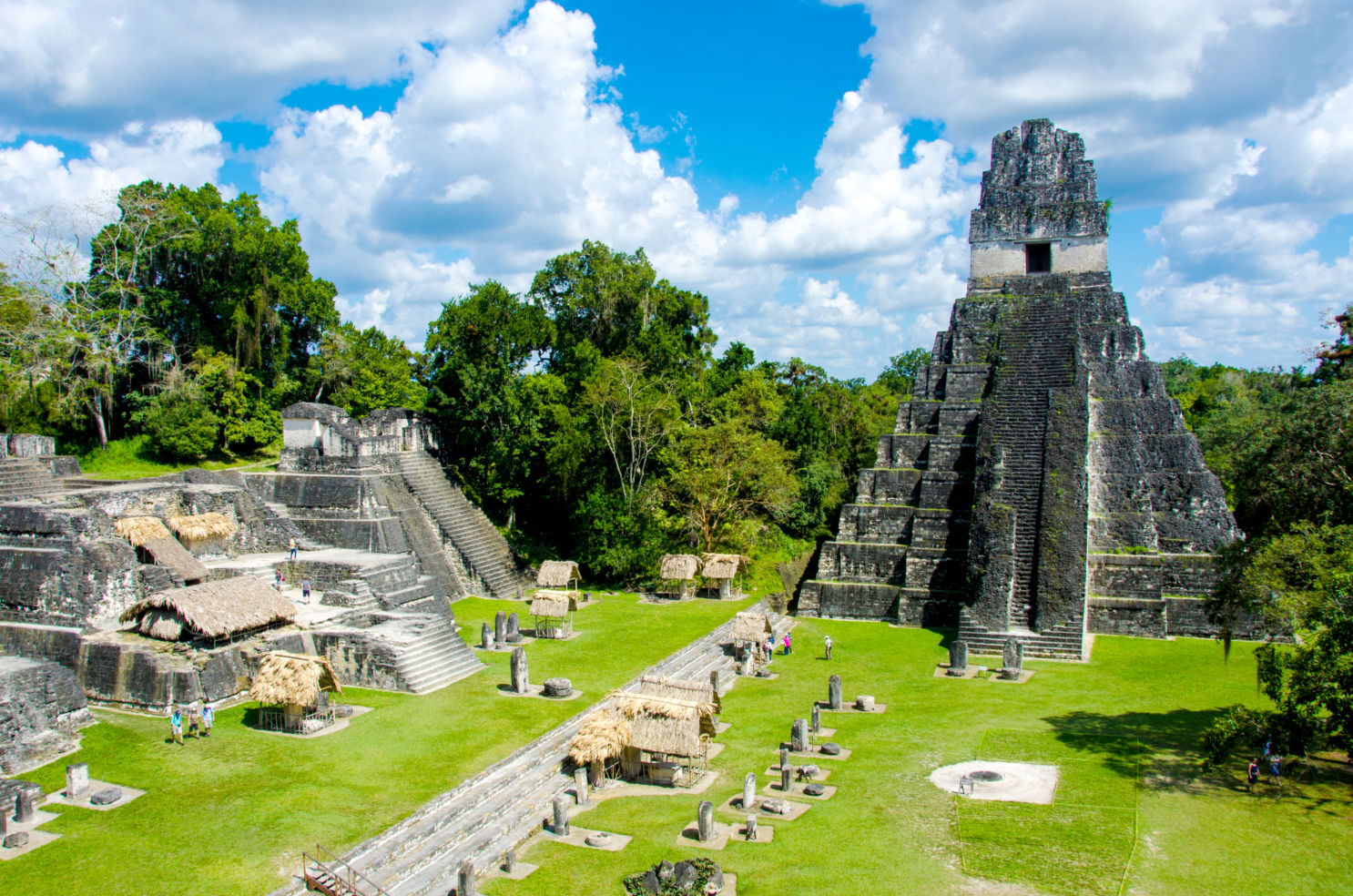Maya ruins in Tikal, Guatemala