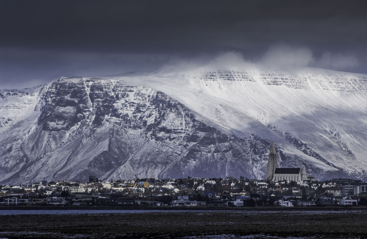 Winter, Reykjavik, capital, Iceland