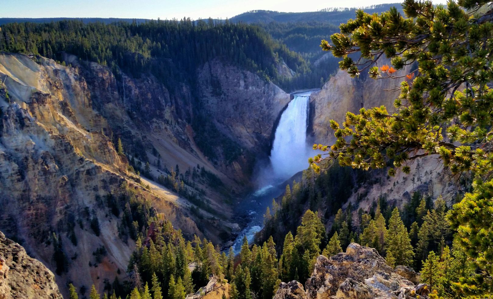 Yellowstone National Park, Wyoming, water fall