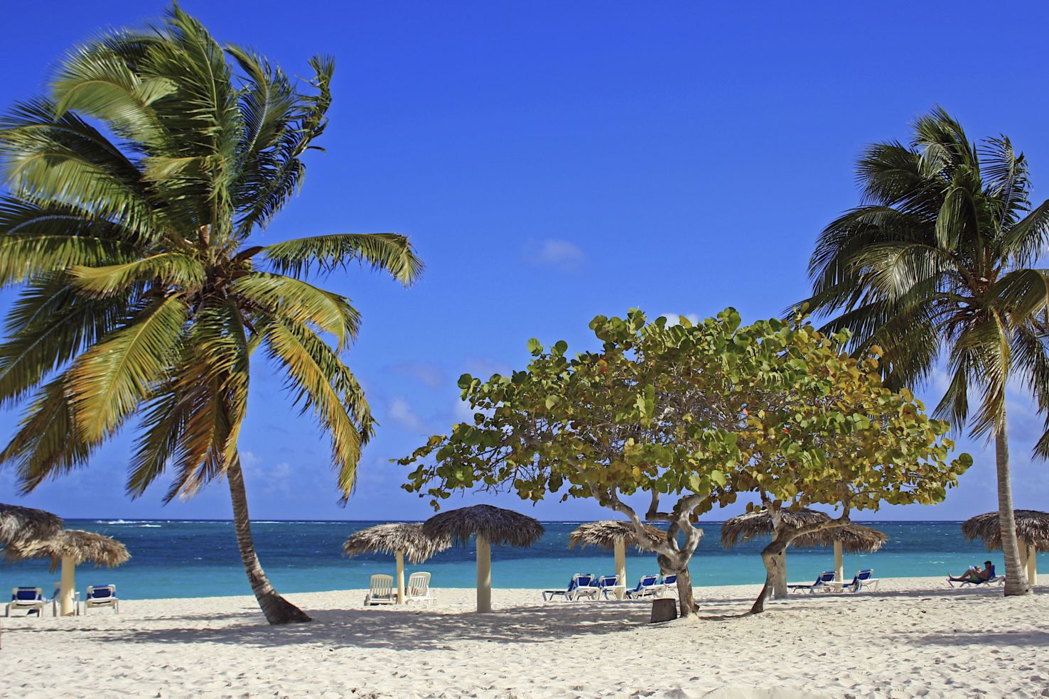 Panorama of Playa Esmeralda in Holguin, Cuba