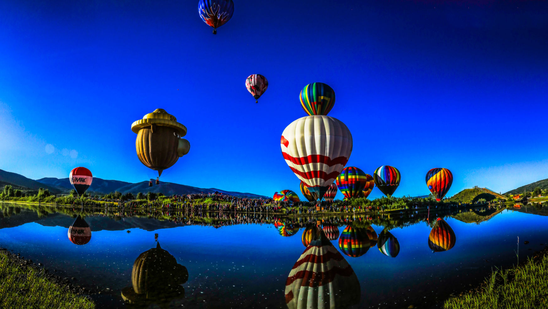 Annual Hot Air Balloon Rodeo in Steamboat Springs, Colorado