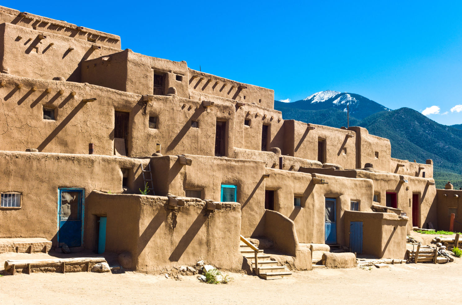 The Taos native pueblo, Taos, New Mexico.