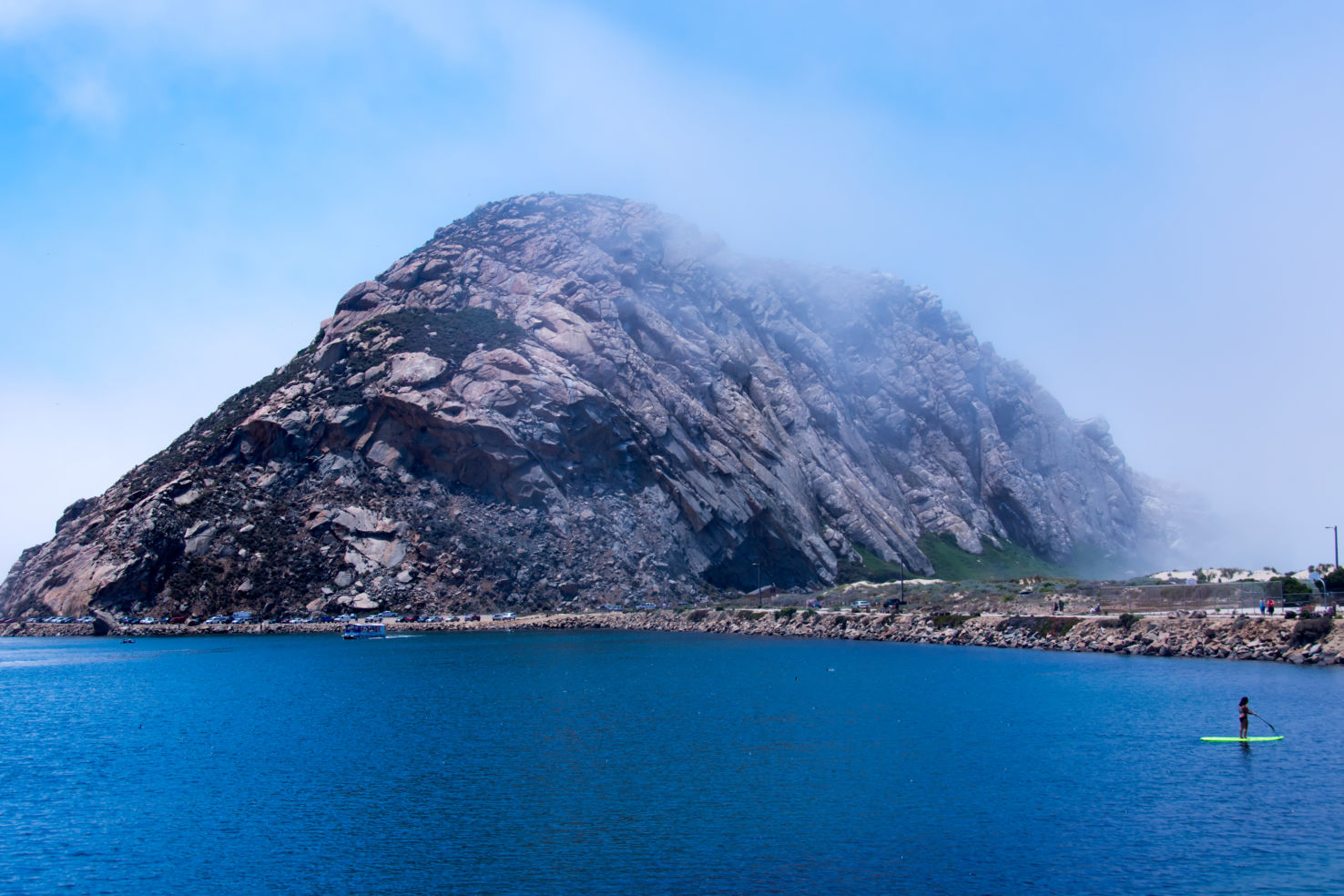 Morro Rock in Morro Bay, California.