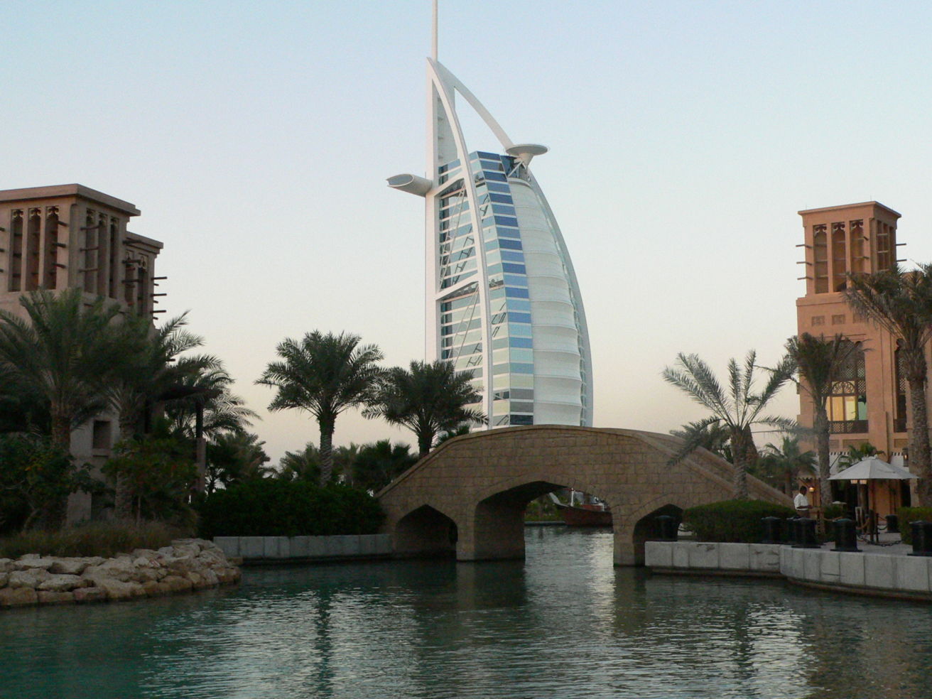 The Burj al Arab building in Dubai, United Arab Emirates