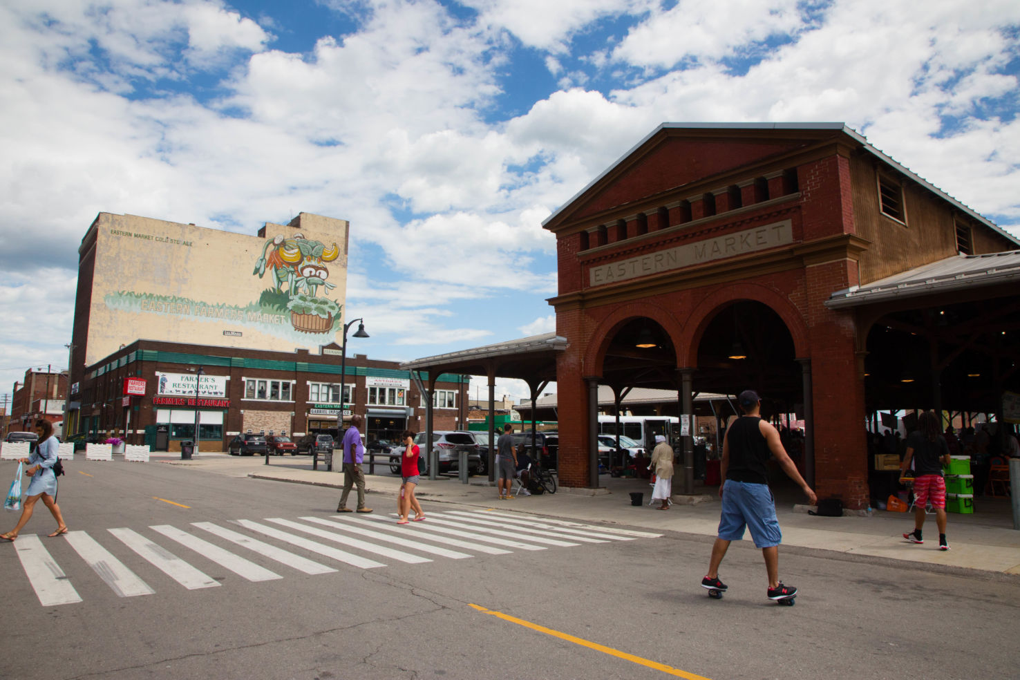 Farm-fresh produce is available at Eastern Market year-round. Shed 2 sells fresh produce from local farms on Saturdays all year and Tuesdays June through October.