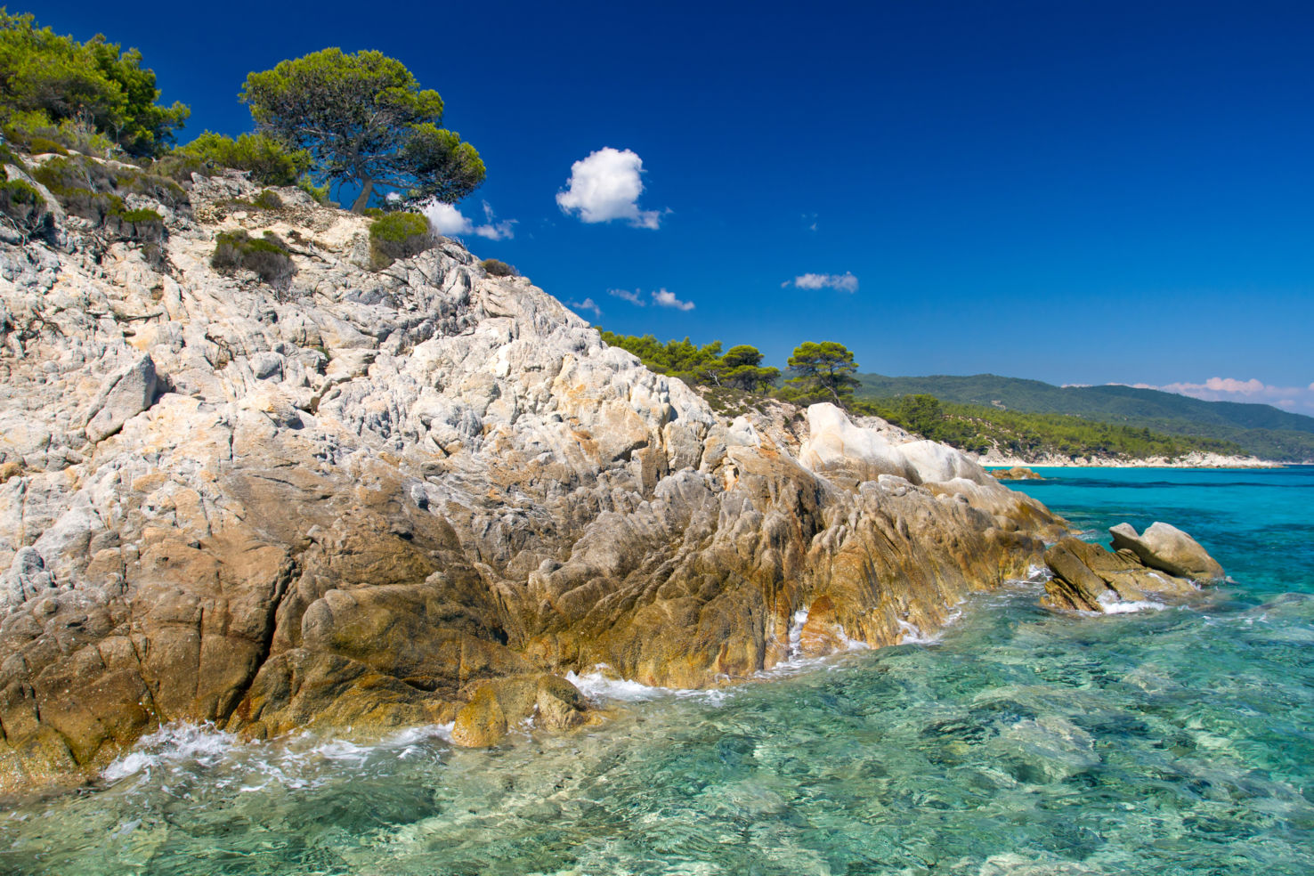 Halkidiki Kassandra peninsula in Greece